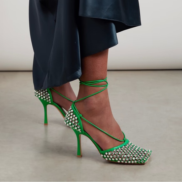 BOTTEGA VENETA SPARKLE STRETCH HEELS - Picture 3 of 8